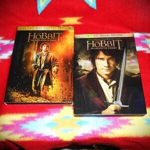 The Hobbit Lot: Desolation of Smaug + Unexpected Journey (DVD, Special Editions)